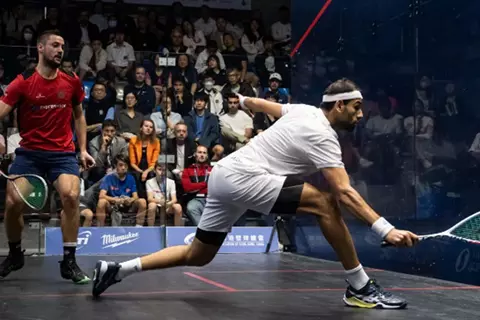 انطلاق فعاليات الدور الثاني من النسخة الثالثة عشرة لبطولة الجونة الدولية للاسكواش